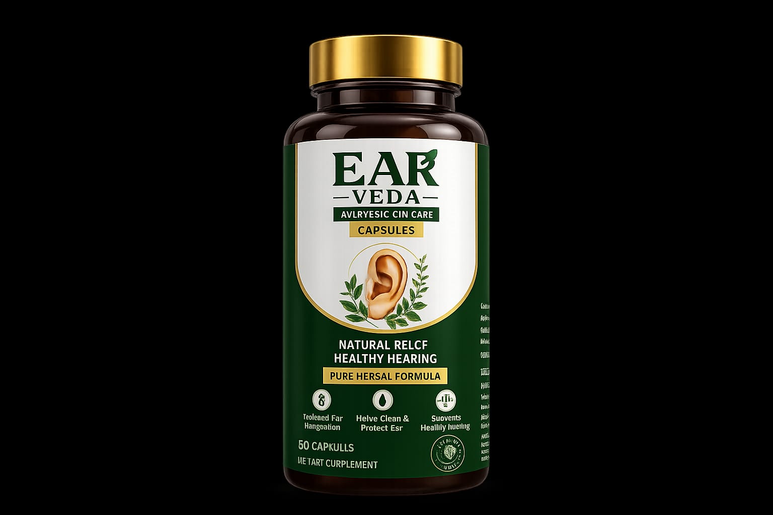 EAR VEDA Ayurvedic ear care capsules bottle